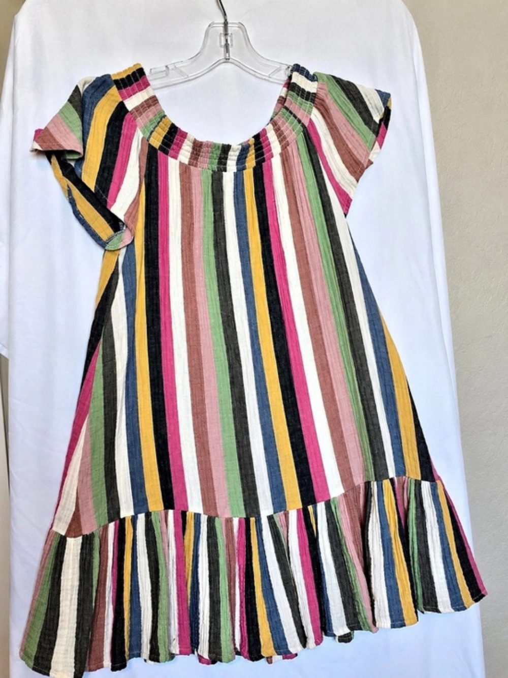 Marine Layer Striped Mini Dress in Multicolor Size Small
